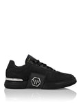 NABUK LEATHER LO-TOP SNEAKERS PHANTOM PLATINUM