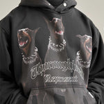 THOROUGHBRED HOODIE - VINTAGE BLACK
