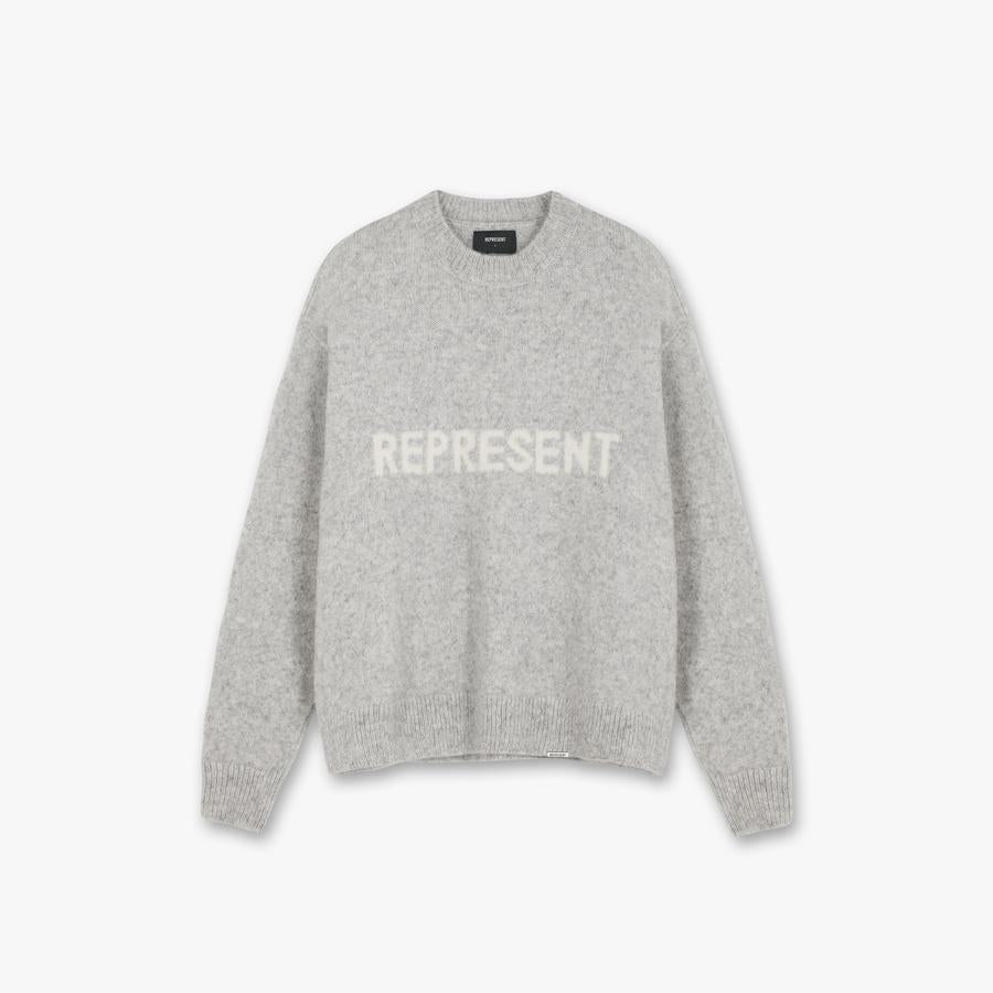 格安 - SWEATER KNIT LOGO ASH Brussels Shop Joseph – GREY トップス