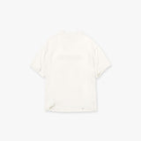 EMBROIDERED LOGO T-SHIRT - FLAT WHITE